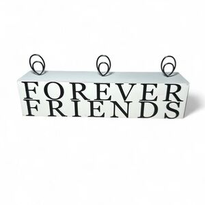 Forever Friends Wooden Block Picture Holder